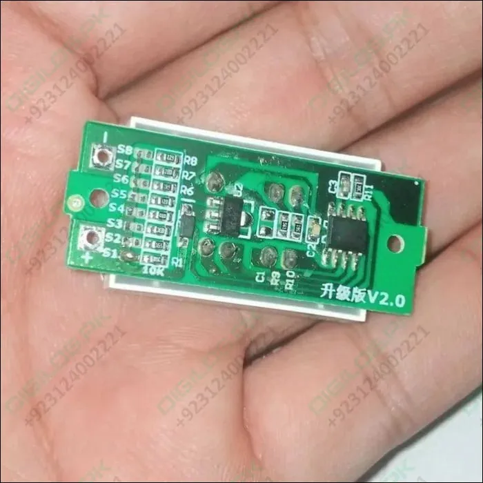 1s To 8s Adjustable Lithium Battery Fuel Gauge Led Display Battery Capacity Indicator Board Module