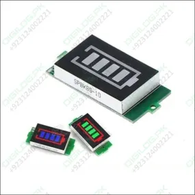 1s To 8s Adjustable Lithium Battery Fuel Gauge Led Display Battery Capacity Indicator Board Module