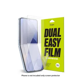 [2 PACK] Ringke Dual Easy Screen Protector for Samsung Galaxy Z Flip 6 - Clear