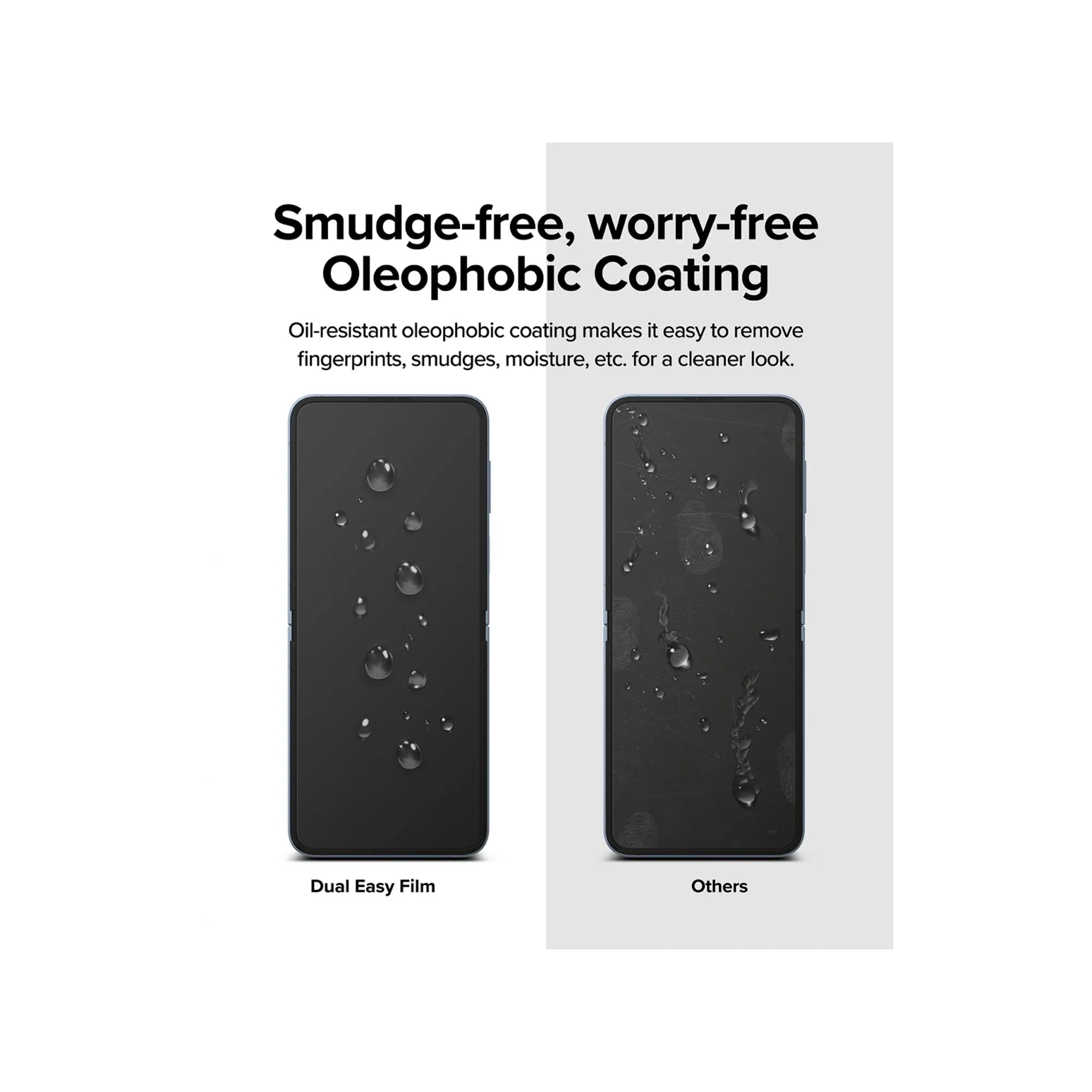 [2 PACK] Ringke Dual Easy Screen Protector for Samsung Galaxy Z Flip 6 - Clear