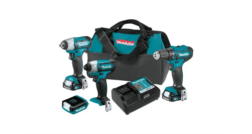 2020 Makita 12V max CXT® 4-Pc. Combo Kit (CT411)