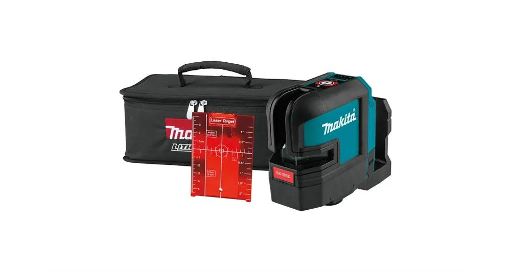 2020 Makita 12V max CXT® Self-Leveling Cross-Line Red Beam Laser (SK105DZ)