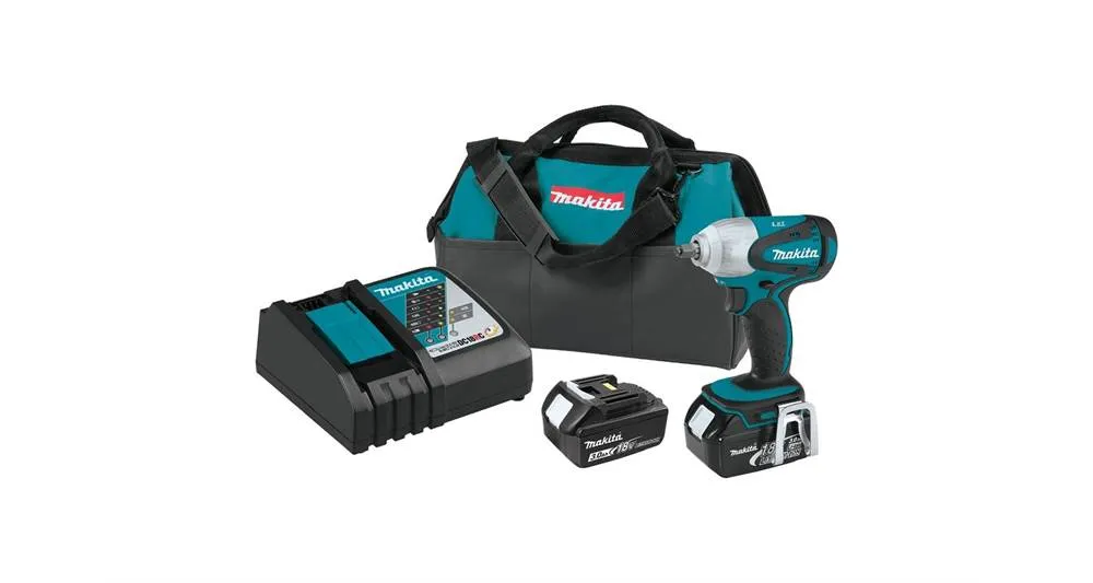 2020 Makita 18V LXT® 3/8" Impact Wrench Kit (XWT06)