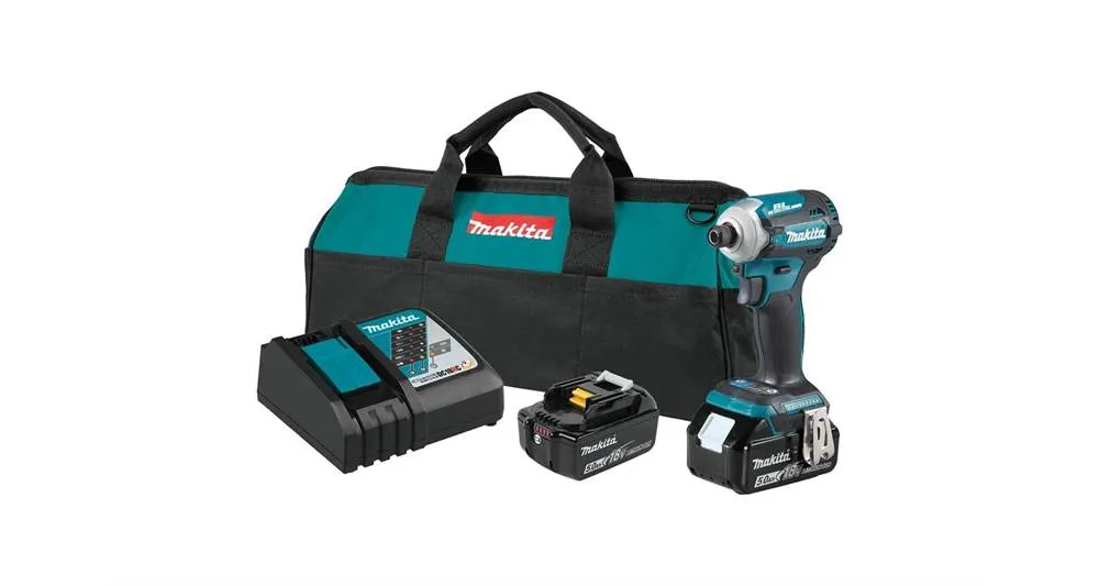 2020 Makita 18V LXT® Brushless 4-Speed Impact Driver Kit (XDT16T)