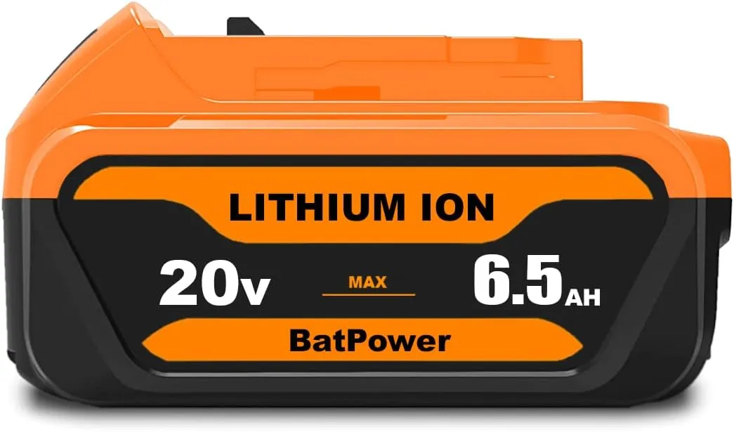 20V 6.5Ah DCB204 Battery Replacement for Dewalt 20V MAX 4.0Ah Battery DCB204 Compatible with Dewalt 20v Max DCD/DCF/DCG/DCS Tools Battery 4Ah 3Ah 2AH