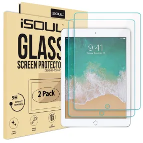 2X iSOUL Screen Protector for Apple iPad 2 3 4 Tempered Glass