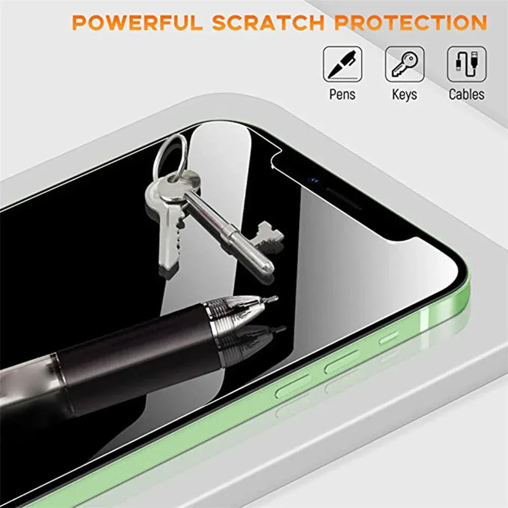 3-Pack iPhone 13 Mini Screen Protector Tempered Glass Case Friendly Anti Scratch Bubble Free