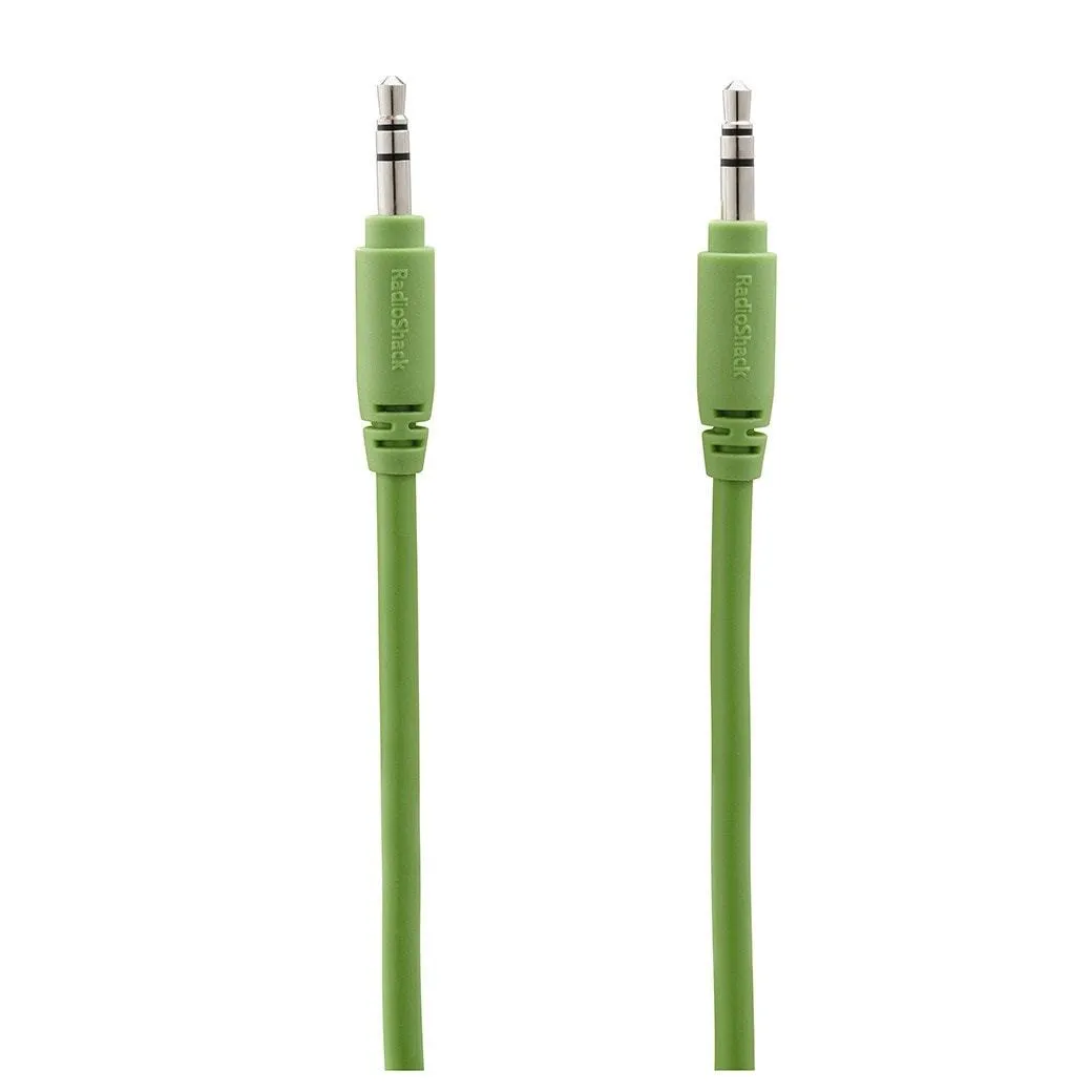 3ft 1/8 (3.5mm) Stereo to Stereo Audio Cable - Green