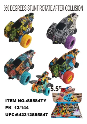 5.5" 360º SPIN N STUNT GRAFFITI CAR