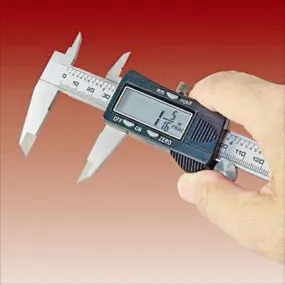 6" Digital Sliding Caliper With Fraction Inch Read-Out