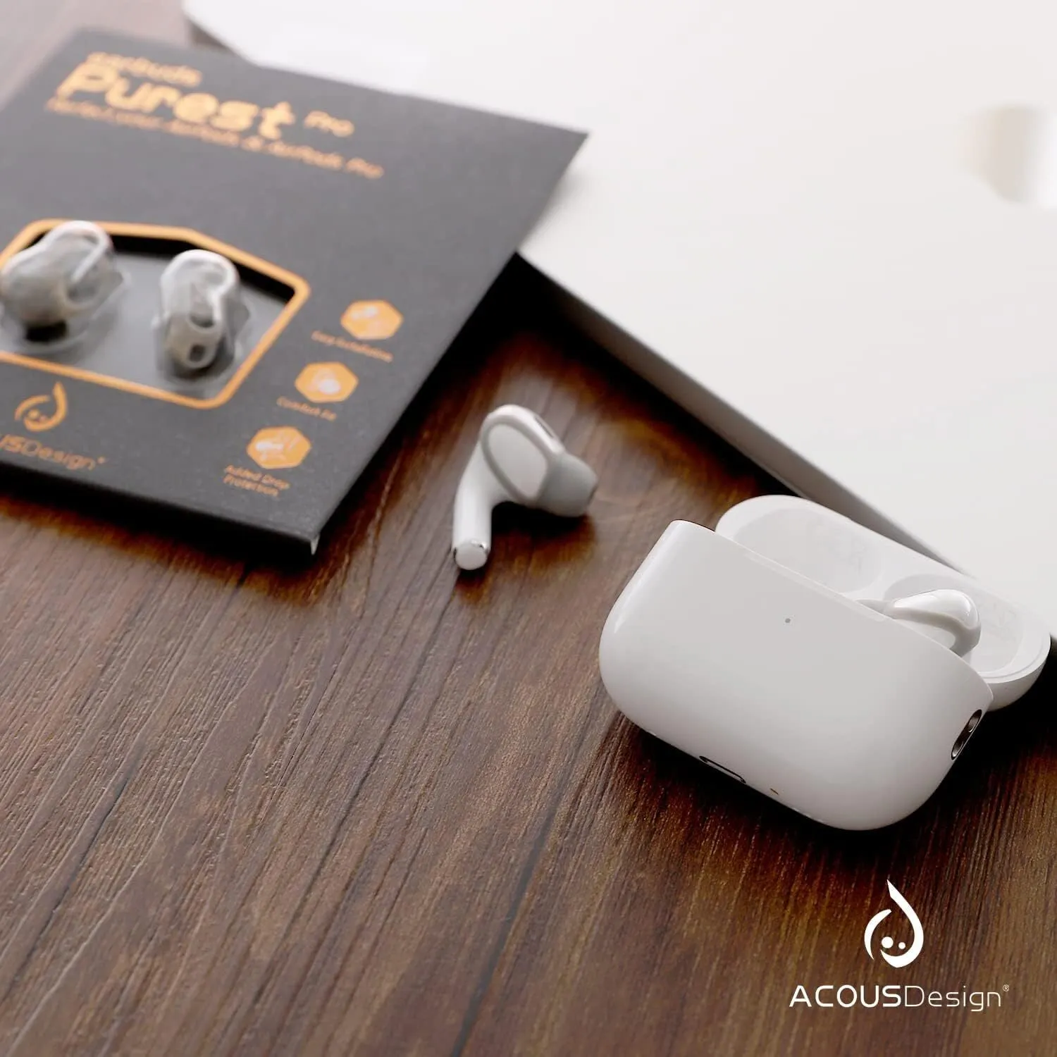 ACOUS Design Purest Pro Earbuds Covers (Pure White)