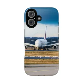 Airbus A380 Inspired Phone Case with Emirates Design