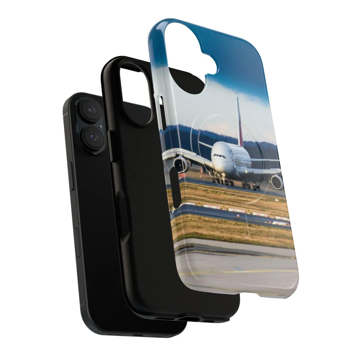 Airbus A380 Inspired Phone Case with Emirates Design