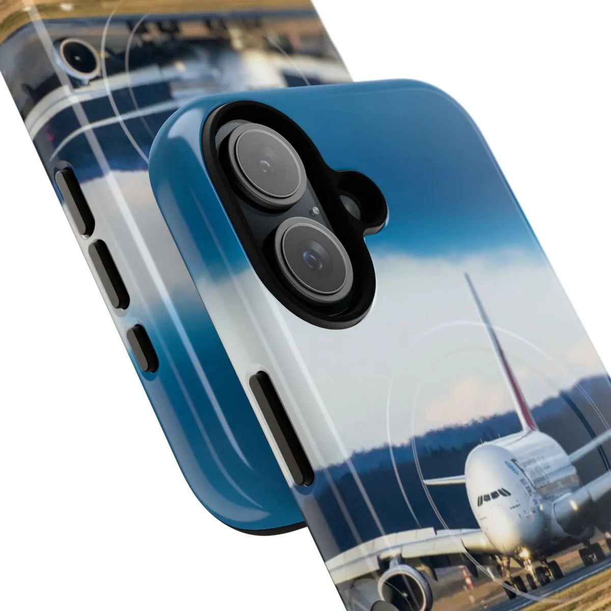 Airbus A380 Inspired Phone Case with Emirates Design