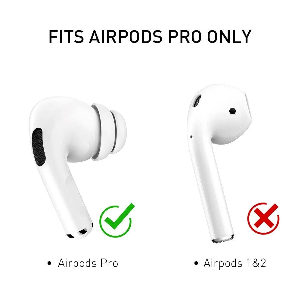 AirPods Pro (1 & 2 gen.) Silikone Ørepropper Størrelse S - 2 Par - Hvid