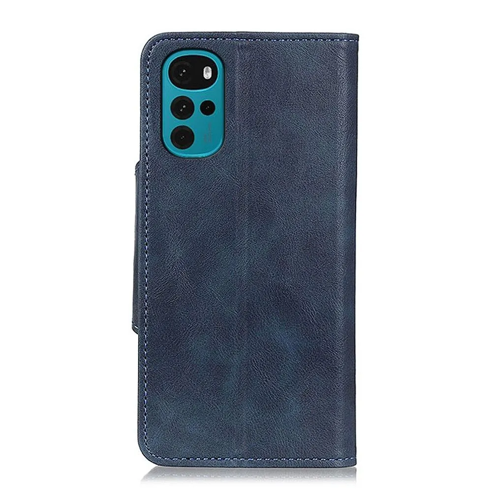 Alpha Motorola Moto G22 flip case - Blue