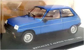 Altaya 1/24 Scale Diecast NX20 - 1982 Renault 5 Alpine Turbo - Met Blue