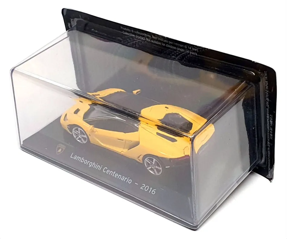 Altaya 1/43 Scale 151023B - 2016 Lamborghini Centenario - Yellow