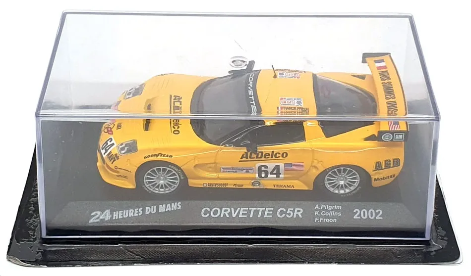 Altaya 1/43 Scale 27424M - Chevrolet Corvette #64 24h Le Mans 2002