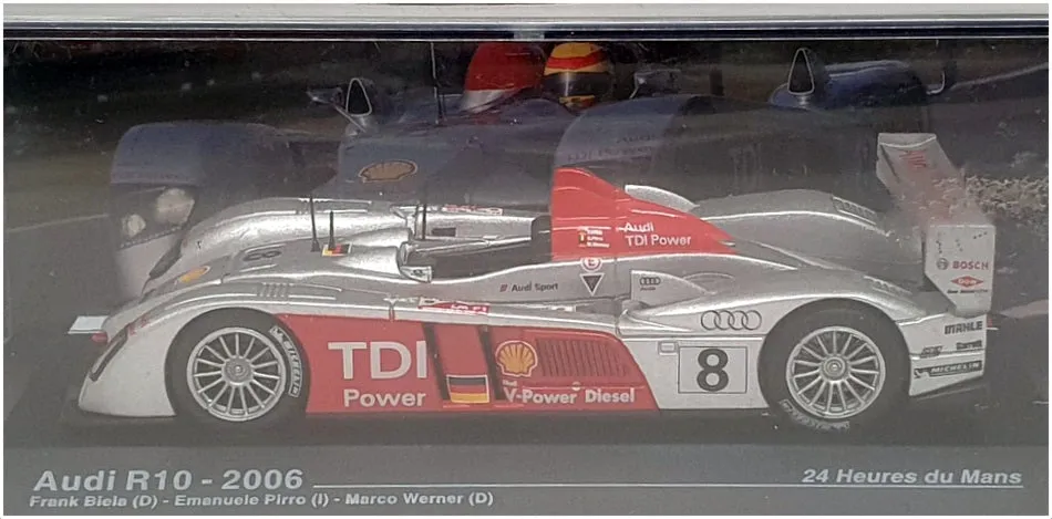 Altaya 1/43 Scale 27424Y - Audi R10 #8 24h Le Mans 2006 - Biela/Pirro/Werner