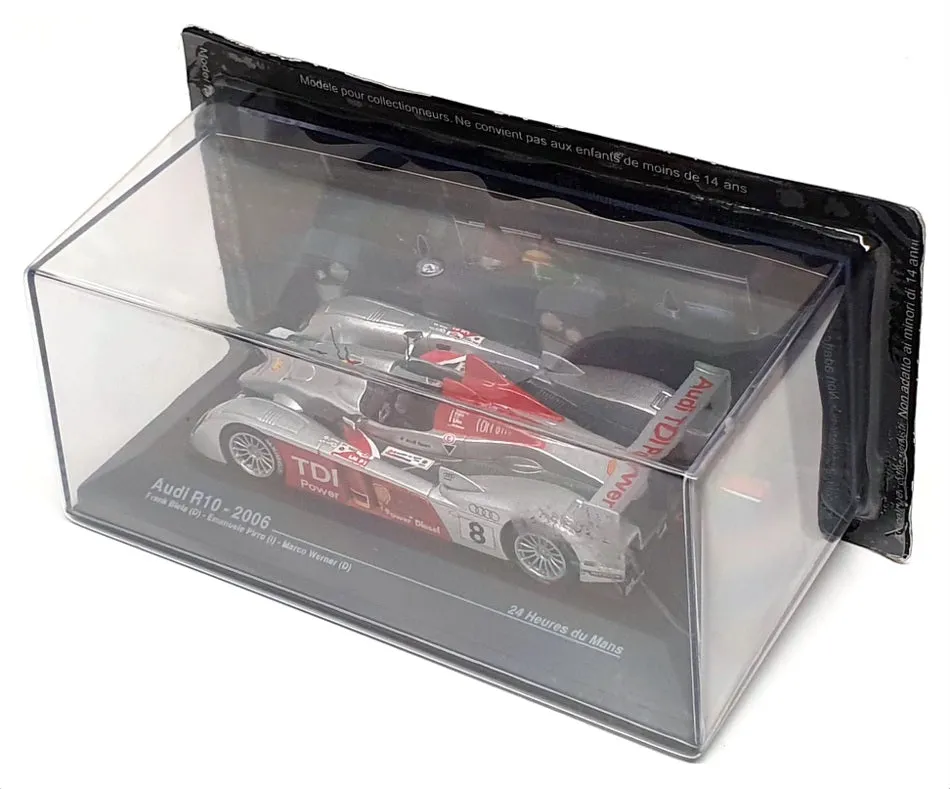 Altaya 1/43 Scale 27424Y - Audi R10 #8 24h Le Mans 2006 - Biela/Pirro/Werner