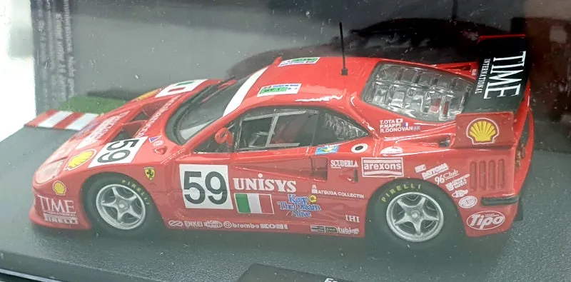 Altaya 1/43 Scale 30424W - Ferrari F40 GTE #59 24h Le Mans 1996