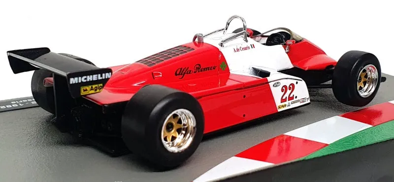 Altaya 1/43 Scale 91024B - F1 Alfa Romeo 182 1982 #22 Cesaris - Red/White