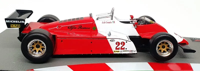 Altaya 1/43 Scale 91024B - F1 Alfa Romeo 182 1982 #22 Cesaris - Red/White