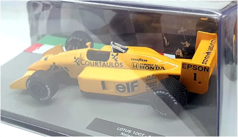 Altaya 1/43 Scale AT301122F - F1 1988 Lotus 100T N. Piquet - Yellow