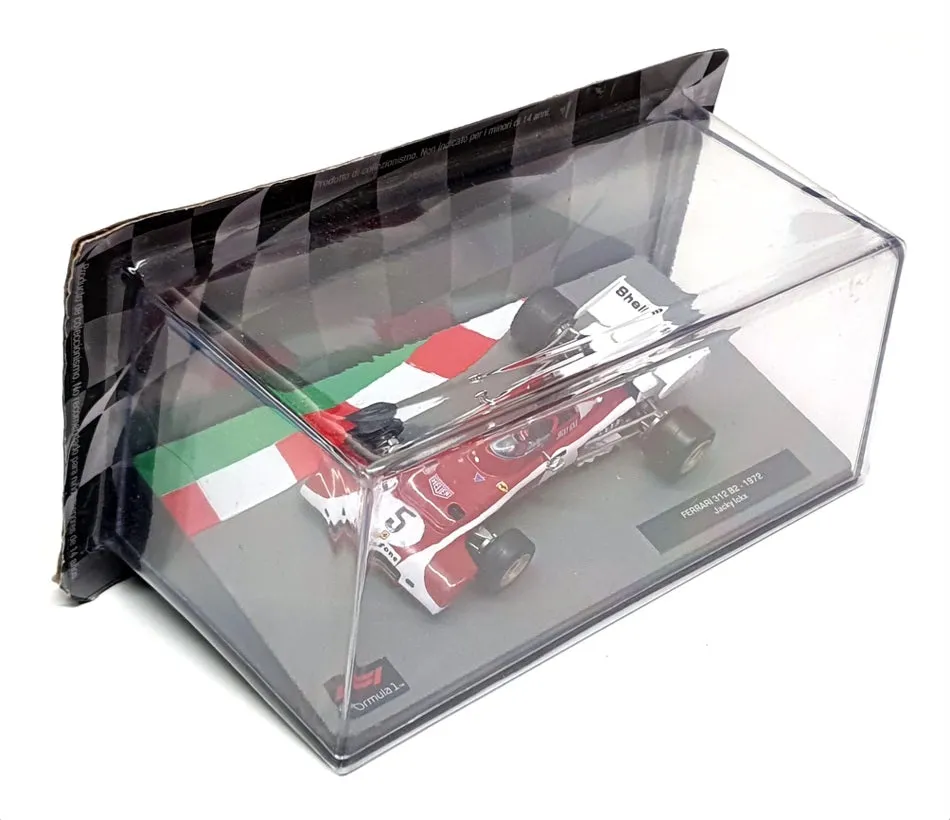 Altaya 1/43 Scale AT301122M - F1 1972 Ferrari 312 B2 J. Ickx - Red/White