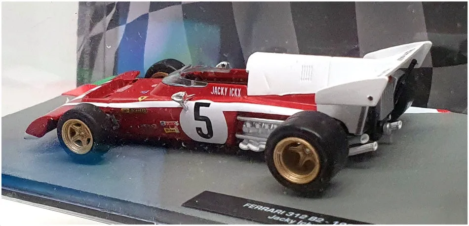 Altaya 1/43 Scale AT301122M - F1 1972 Ferrari 312 B2 J. Ickx - Red/White