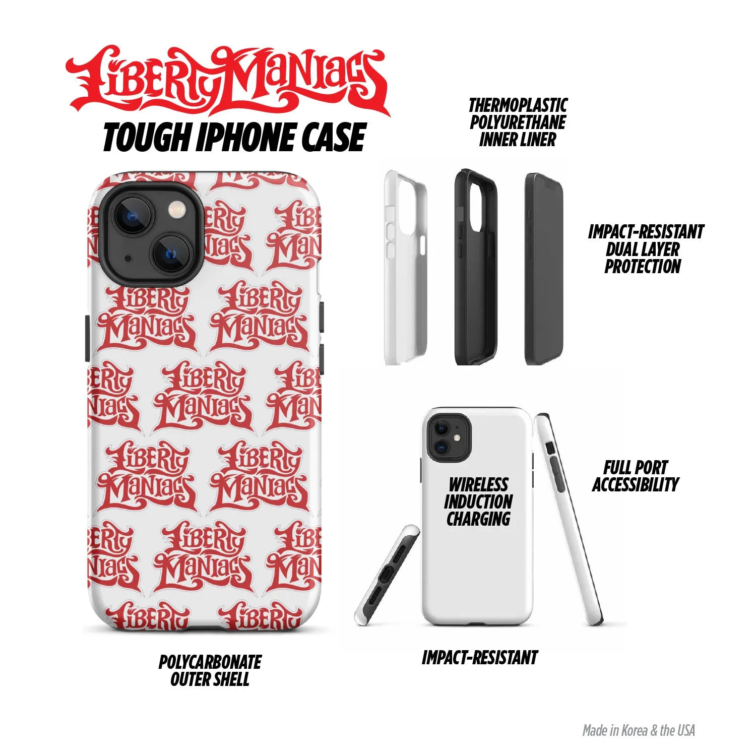 Americana Stars & Bars Tough iPhone case