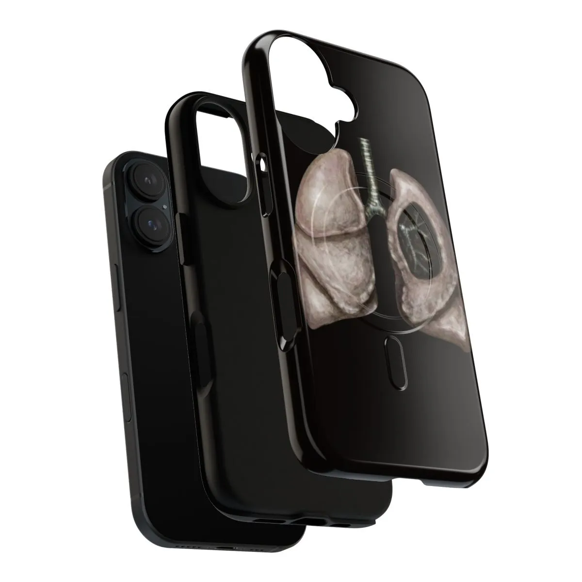 Anatomical Lungs Phone Case for Respiratory System Enthusiasts