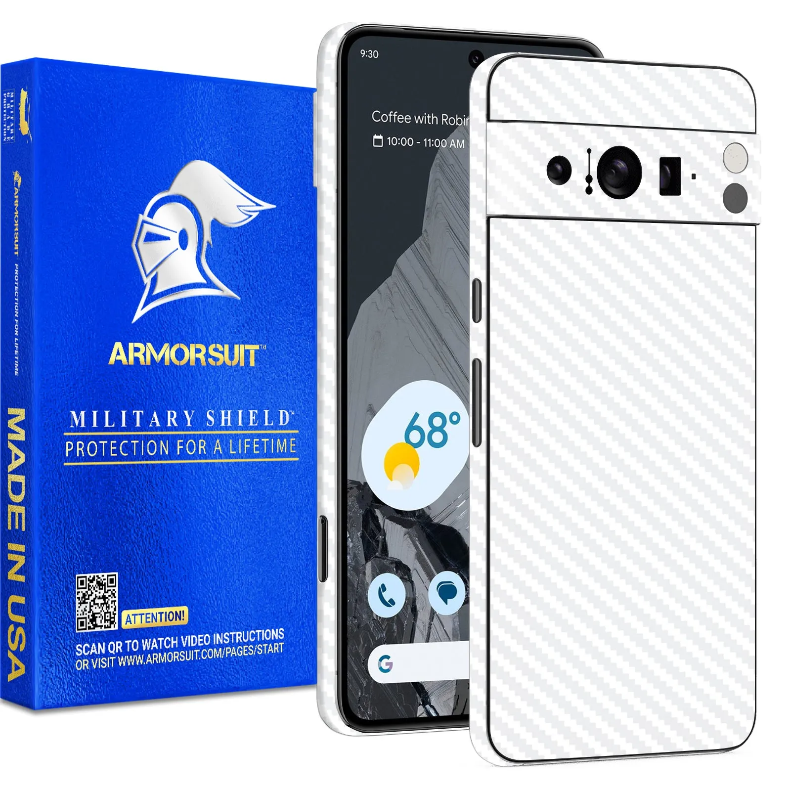 Armorsuit MilitaryShield Vinyl Skin Wrap Film for Google Pixel 8 Pro