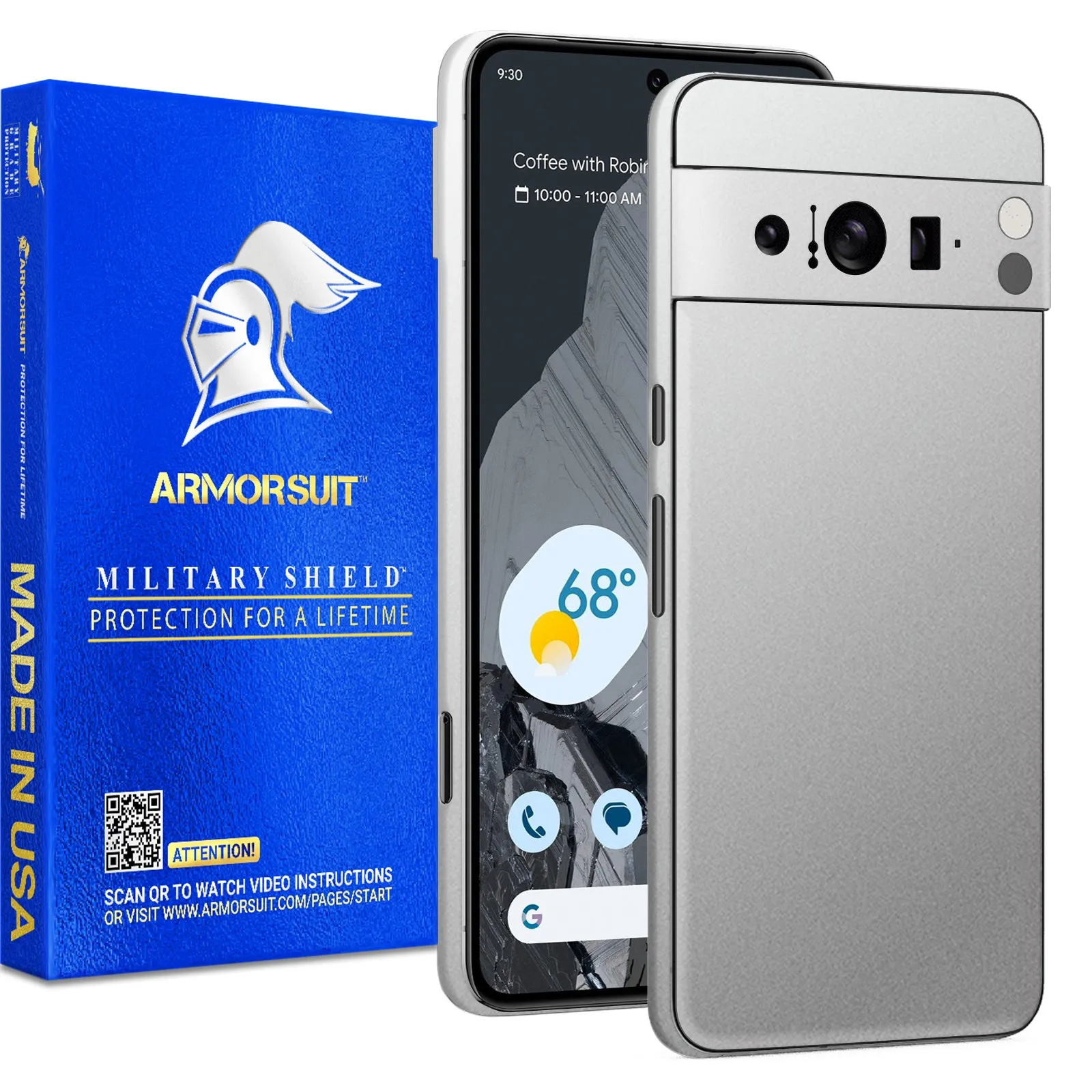 Armorsuit MilitaryShield Vinyl Skin Wrap Film for Google Pixel 8 Pro