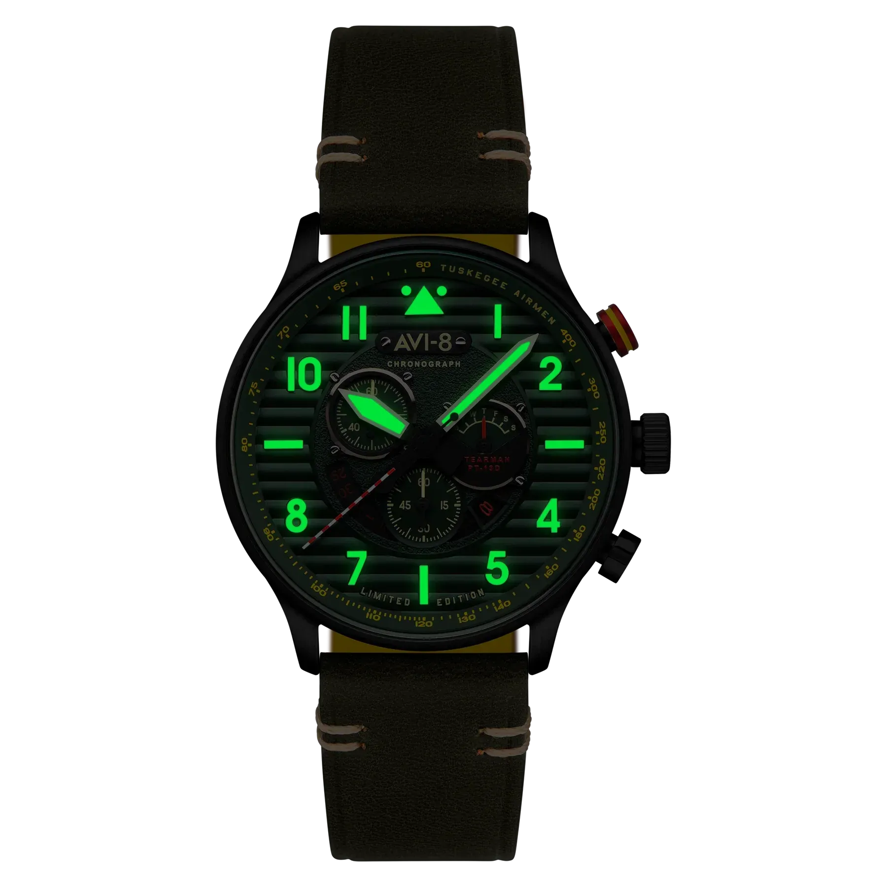 AVI-8 Flyboy Spirit Of Tuskegee Green Mens AV-4109-04