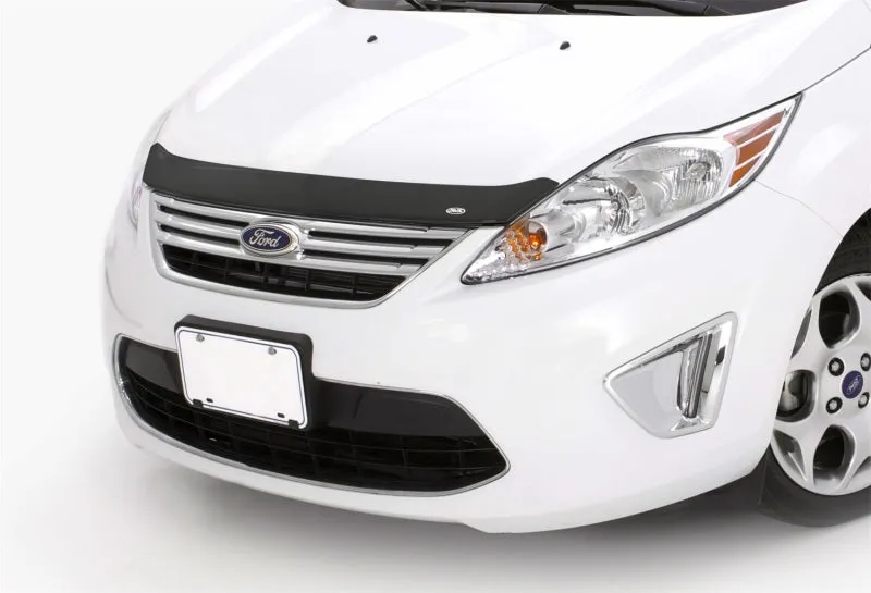 AVS 12-13 Ford Fiesta Aeroskin Low Profile Acrylic Hood Shield - Smoke