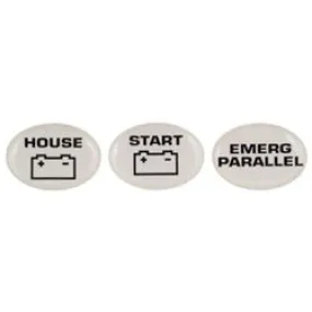 BATTERY SWITCH LABEL SET