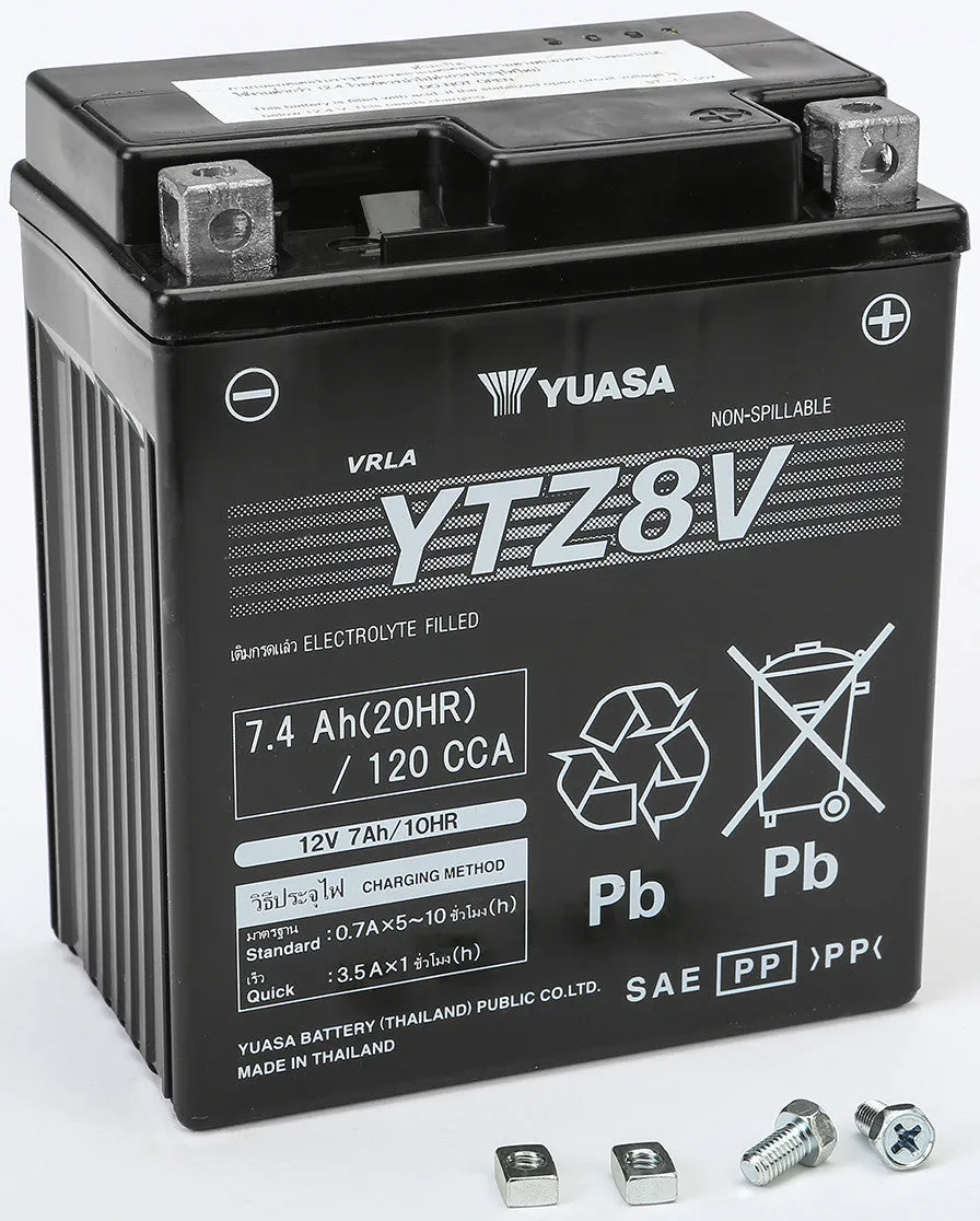 BATTERY YTZ8V SEALED FACTORY ACTIVATED