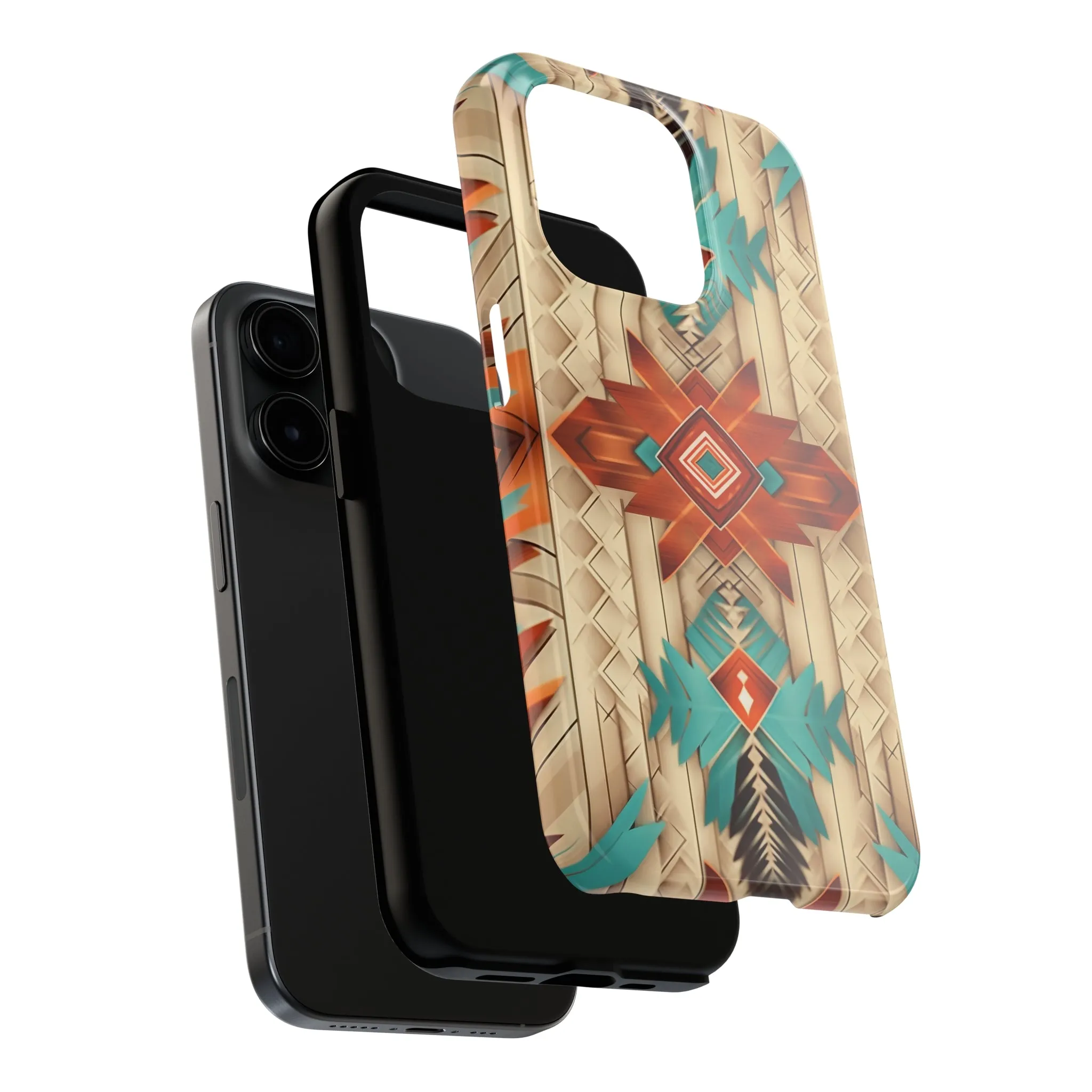 Beautiful Native American Pattern Design Tough Phone Case compatible with a large variety of iPhone models, Gift, Phone Case