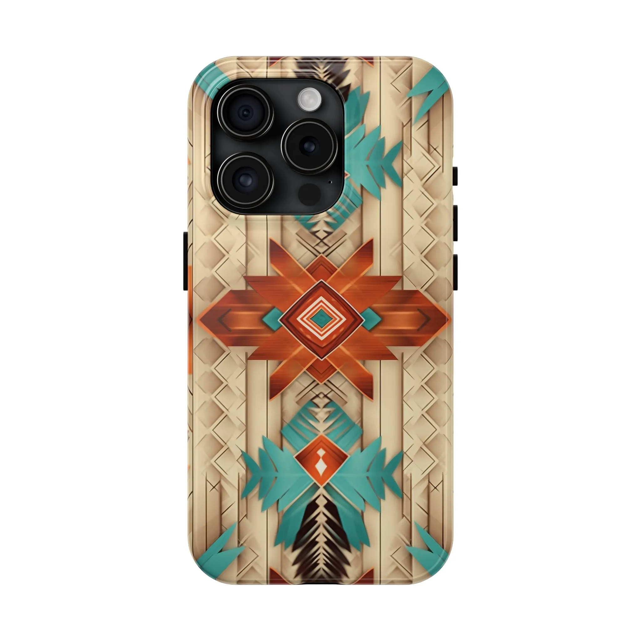 Beautiful Native American Pattern Design Tough Phone Case compatible with a large variety of iPhone models, Gift, Phone Case