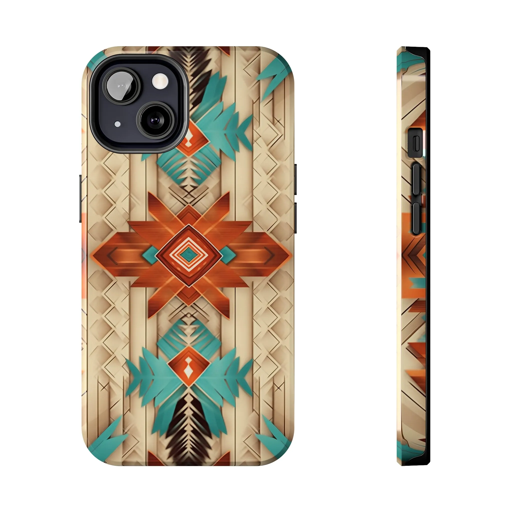 Beautiful Native American Pattern Design Tough Phone Case compatible with a large variety of iPhone models, Gift, Phone Case