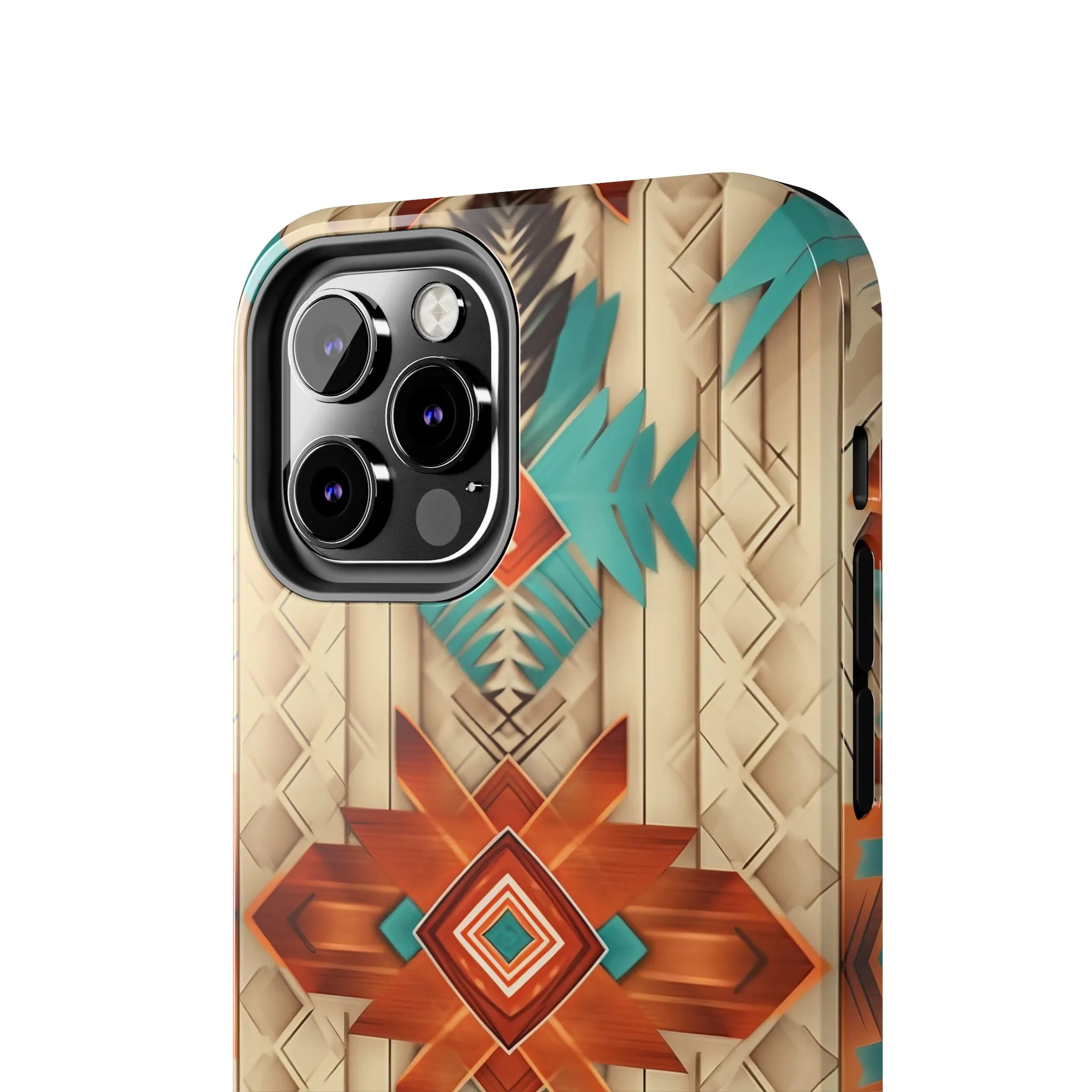 Beautiful Native American Pattern Design Tough Phone Case compatible with a large variety of iPhone models, Gift, Phone Case