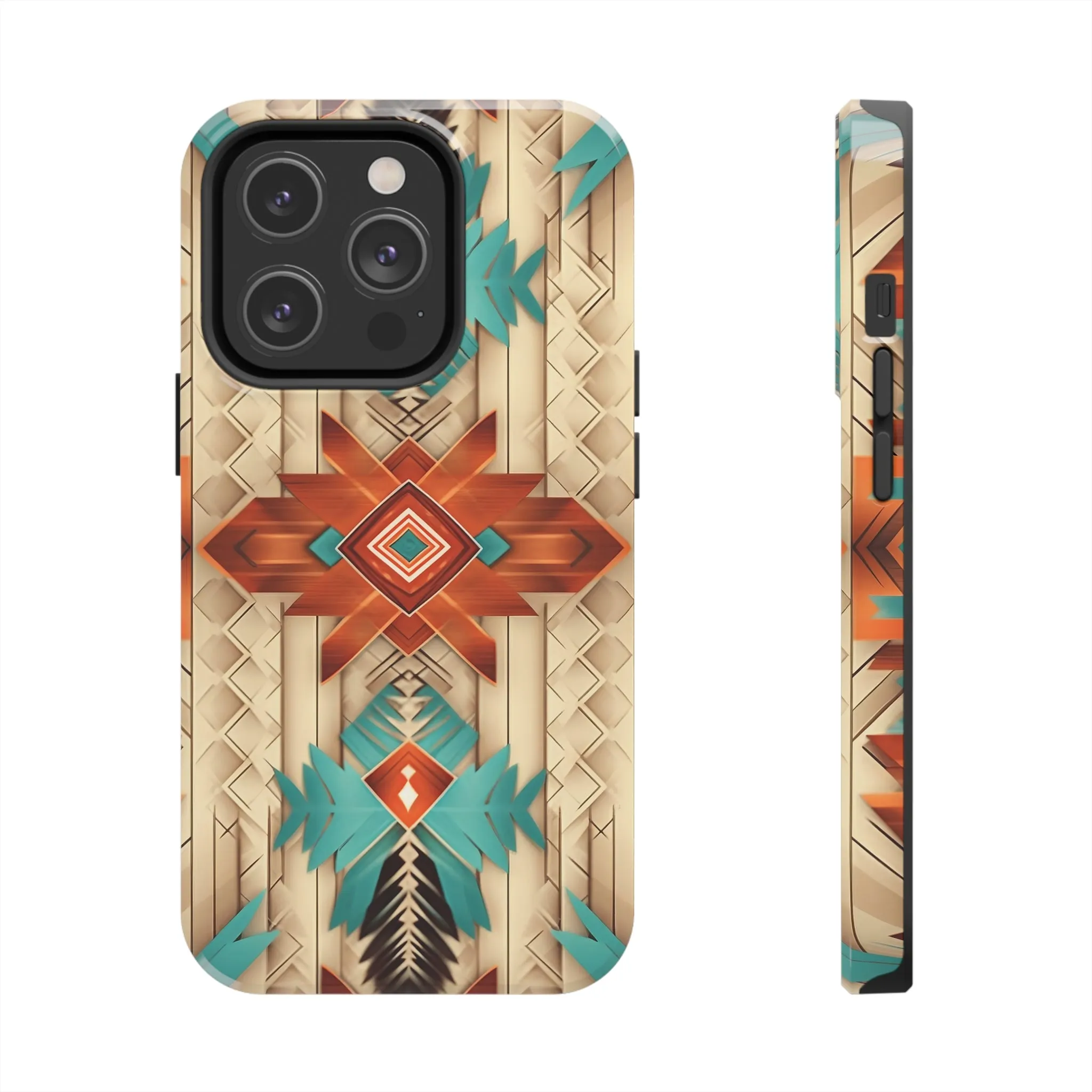 Beautiful Native American Pattern Design Tough Phone Case compatible with a large variety of iPhone models, Gift, Phone Case