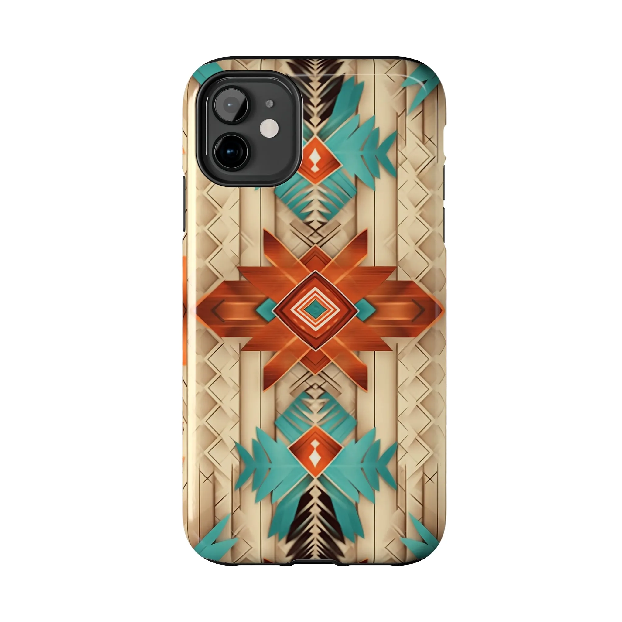 Beautiful Native American Pattern Design Tough Phone Case compatible with a large variety of iPhone models, Gift, Phone Case