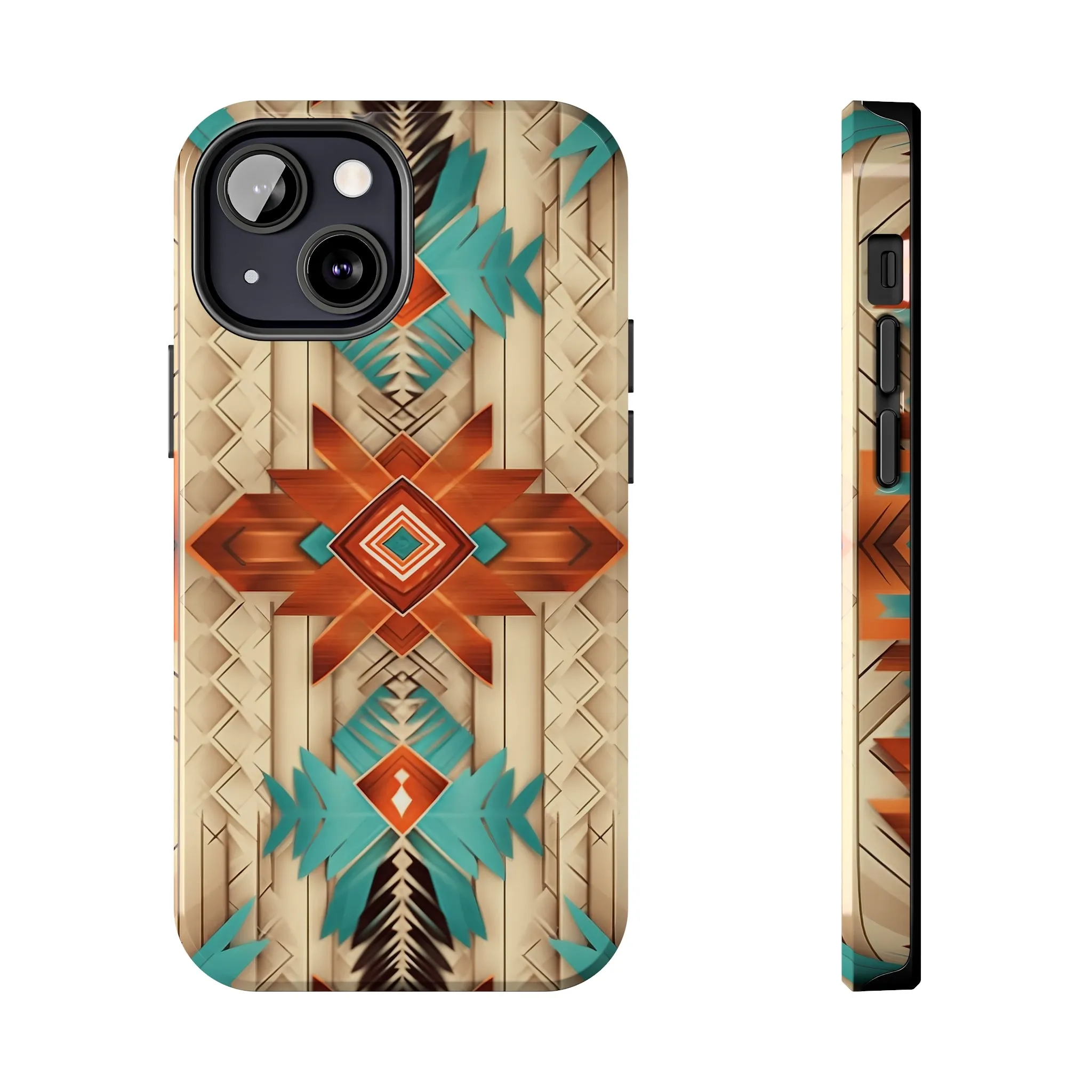 Beautiful Native American Pattern Design Tough Phone Case compatible with a large variety of iPhone models, Gift, Phone Case