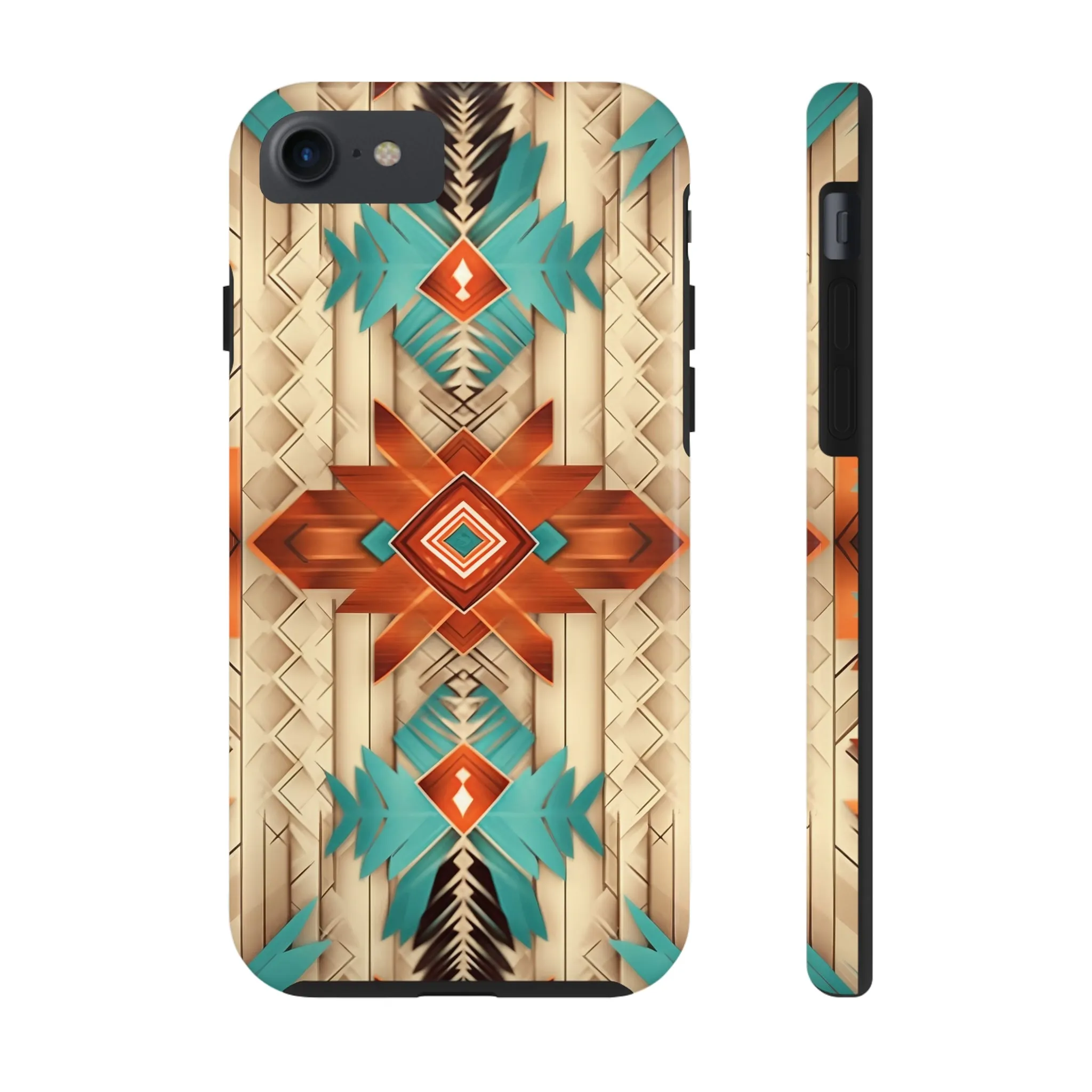 Beautiful Native American Pattern Design Tough Phone Case compatible with a large variety of iPhone models, Gift, Phone Case