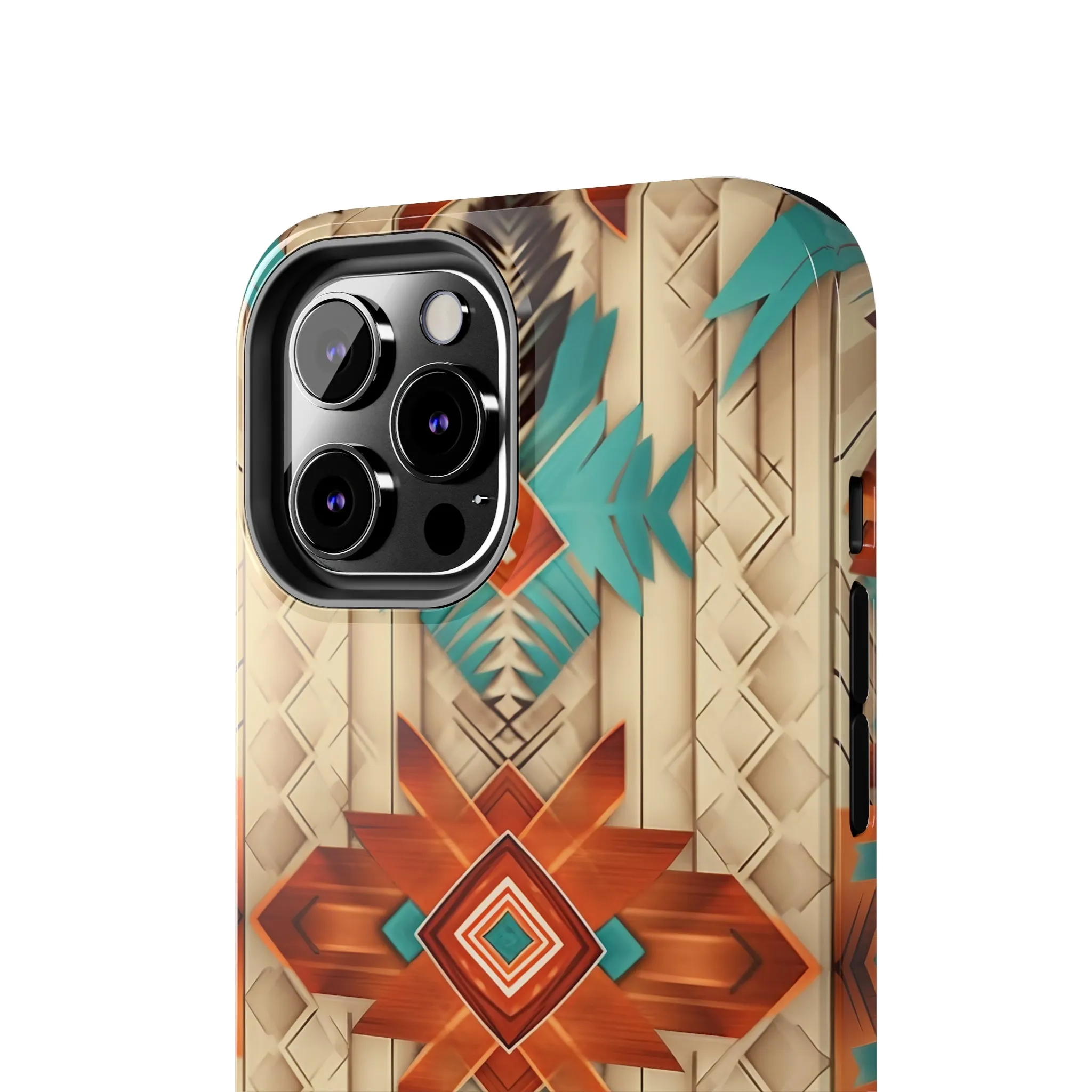 Beautiful Native American Pattern Design Tough Phone Case compatible with a large variety of iPhone models, Gift, Phone Case