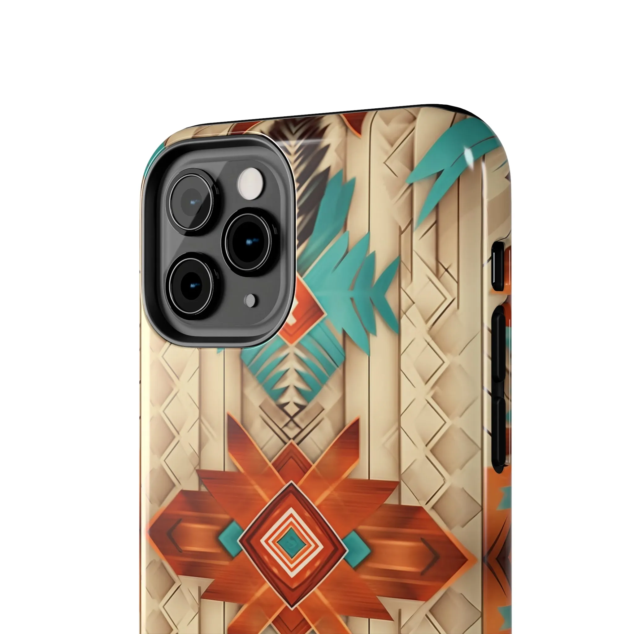 Beautiful Native American Pattern Design Tough Phone Case compatible with a large variety of iPhone models, Gift, Phone Case