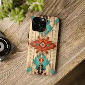 Beautiful Native American Pattern Design Tough Phone Case compatible with a large variety of iPhone models, Gift, Phone Case